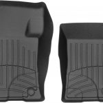 WeatherTech Custom Fit FloorLiner Mats for 4415871-1st Row (Driver & Passenger) in Black