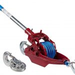 Wyeth-Scott More Power Puller 2-20-A-SLT 2-Ton AmSteel-Blue Synthetic Rope Industrial Hand Ratchet Puller/Hoist, 20'