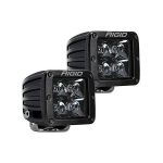 202213BLK Rigid D-Series PRO | Spot Midnight Edition | PAIR (set of 2) LED lights, 202213BLK