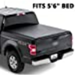 LEER SR250 | Fits 2004-2014 Ford F-150 with 5.6 FT Bed | Sturdy, Easy Install, Soft Rolling Truck Bed Tonneau Cover | 610284