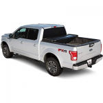 LEER Latitude | Fits 2016+ Nissan Titan with 5.6 FT Bed with Track | Easy Install, Soft Tri-Fold Truck Bed Tonneau Cover (with Track)