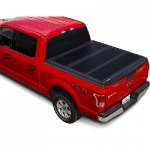 LEER HF350M | Fits 2017-2022 Ford Super Duty with 6.9 FT Bed | Low-Profile, Easy On/Off, Hard Tri-Fold Truck Bed Tonneau Cover