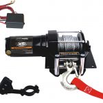 Bulldog Winch 15002 Winch (3000lb ATV with Mini-Rocker Switch, Mounting Channel, Roller Fairlead, 40 ft. Wire Rope)