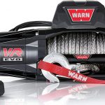 WARN 103253 VR EVO 10-S Electric 12V DC Winch with Synthetic Rope: 3/8" Diameter x 90' Length, 5 Ton (10,000 lb) Pulling Capacity