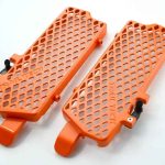 Radiator Guards, Orange - KTM Pre-2016 - 0150-RB03